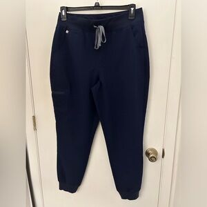 Figs women’s navy Zamora high waisted scrub pants